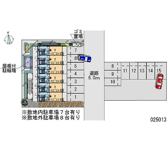 ★手数料０円★金沢市中屋南　月極駐車場（LP）